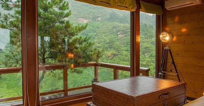 Готель Yunfeng Treehouse Miyun Екстер'єр фото